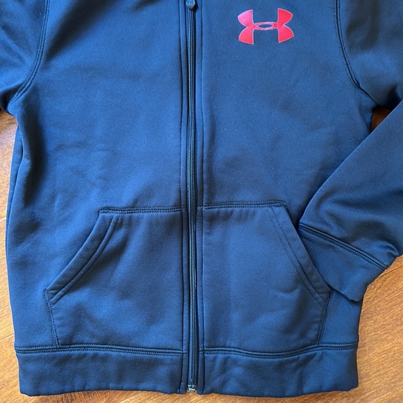 Boys' Under Armour Fleece Full-Zip Hoodie - Picture 3 of 6